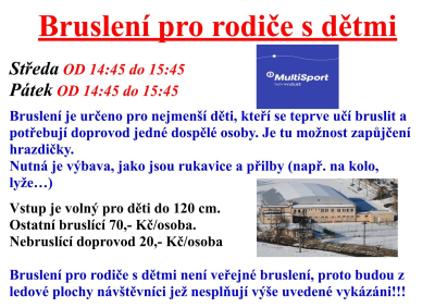 Bruslení pro rodiče s dětmi 2026-2027