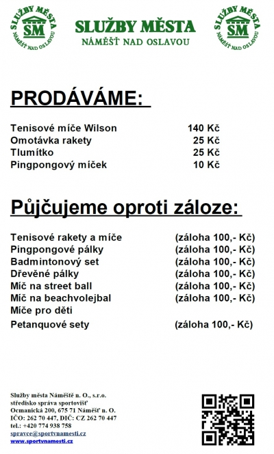 Prodáváme a půjčujeme